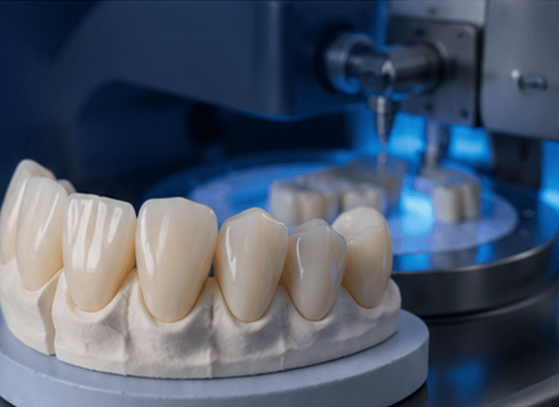 Molde dental digital de alta precisión bajo escaneo